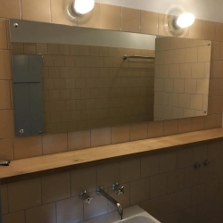 Montering af kæmpe spejl